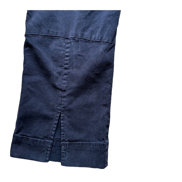 Patagonia Cropped Pants Size 6 Black Hemp Blend Lagenlook - Picture 7 of 16